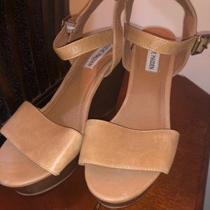 Steve Madden block sodden wedges/sandals